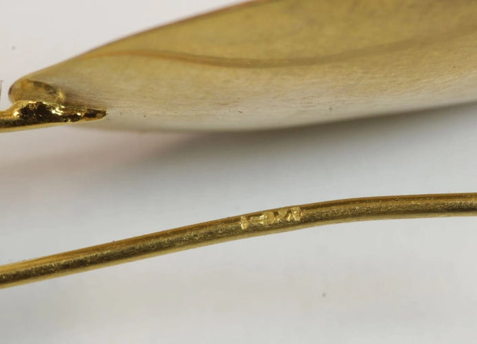 Bague 58 Parure ancienne - Boucles d’oreilles et bague en or jaune 14 carats et corail 58 Facettes 7694