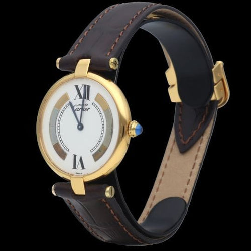 Montre Cartier Montre Must De Cartier Vermeil 58 Facettes MT45968