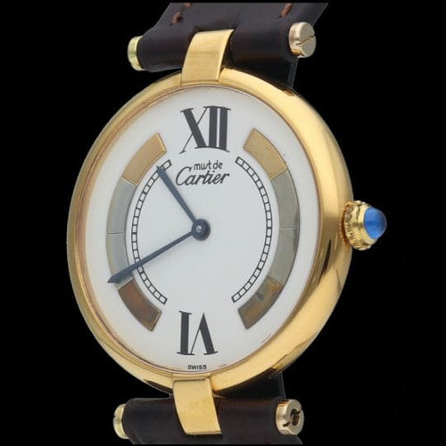 Montre Cartier Montre Must De Cartier Vermeil 58 Facettes MT45968