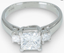 Bague 50 Bague entourage en or blanc 14 ct avec diamants 1,21 ct et certificat HRD 58 Facettes J250000016695