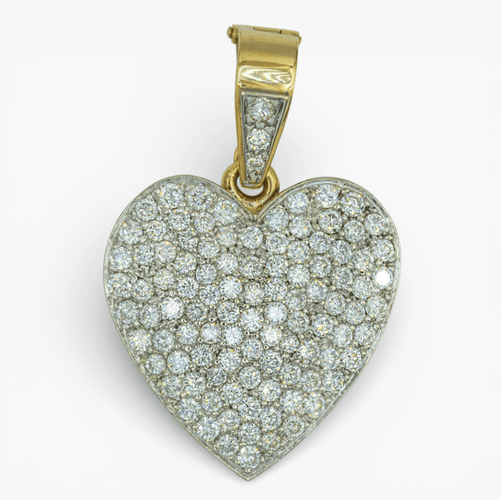 Pendentif Pendentif en or jaune 14 ct avec diamants naturels 2,25 ct 58 Facettes J260000022046