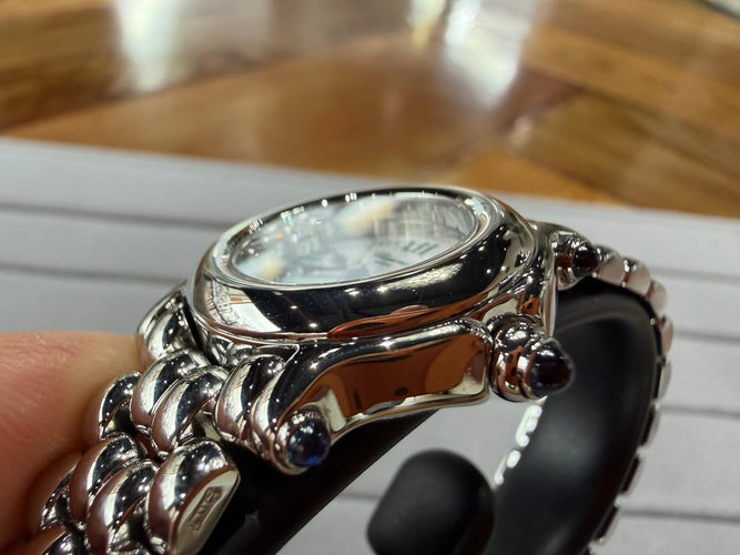 Montre Chopard Happy Sport - Montre femme 26 mm en acier et diamants 58 Facettes Chop01
