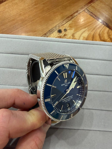 Montre Breitling Superocean Heritage - Montre homme 46 mm en acier 58 Facettes Breit