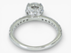 Bague 51 Bague entourage en or blanc 14 ct et diamants 1,30 ct 58 Facettes J260000040072