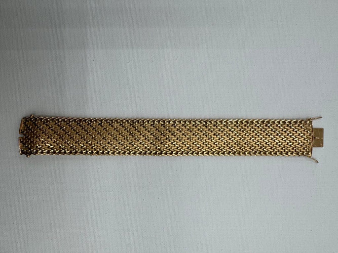 Bracelet Bracelet vintage en or jaune 750/1000 58 Facettes Bracelet