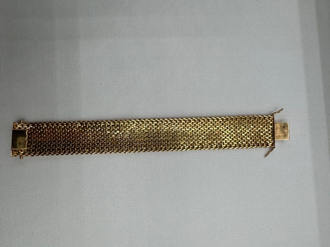 Bracelet Bracelet vintage en or jaune 750/1000 58 Facettes Bracelet