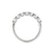 Bague 54 ESTALE - Bague demi-alliance en or blanc 18K et diamants de laboratoire 58 Facettes UKD364600MM