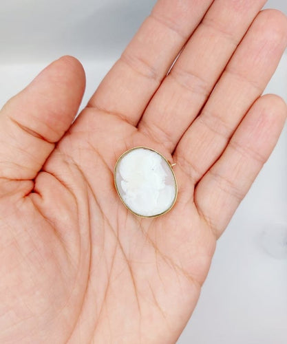 Broche Broche antique - Camée sur coquille en or 18k (circa 1920) 58 Facettes A06769