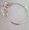 Bague 57 Bague en or blanc, rubis et diamants taille princesse 58 Facettes