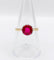 Bague 57 Bague solitaire Art déco en or 18k et platine, rubis synthétique 58 Facettes A06771