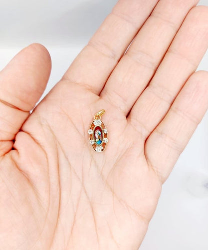 Pendentif Limoges - Pendentif Art nouveau en or 18k à plaque émaillée 58 Facettes A06773