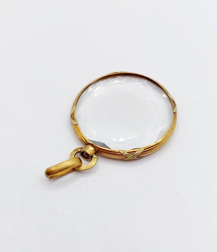 Pendentif Pendentif porte-photo Art nouveau en or 18k, circa 1900 58 Facettes A06783