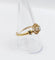 Bague 62.5 Bague fleur victorienne en or jaune 18k et diamant taille rose 58 Facettes A06787