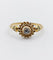 Bague 62.5 Bague fleur victorienne en or jaune 18k et diamant taille rose 58 Facettes A06787