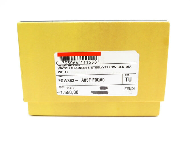 Montre montre FENDI forever fow883 29mm or & acier fullset lady quartz 58 Facettes 273463