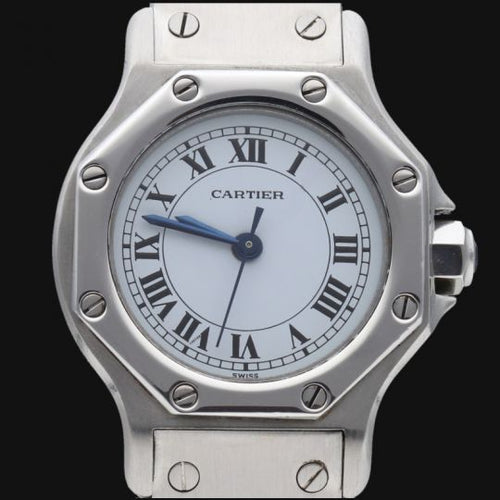 Montre Cartier Montre Santos Ronde 58 Facettes MT44392