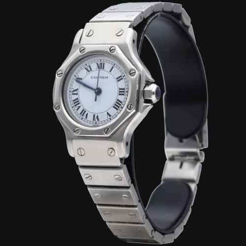 Montre Cartier Montre Santos Ronde 58 Facettes MT44392