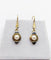 Boucles d'oreilles Art déco - Boucles d'oreilles dormeuses en or 18k et perle 58 Facettes A06796