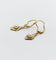 Boucles d'oreilles Art déco - Boucles d'oreilles dormeuses en or 18k et perle 58 Facettes A06796
