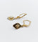 Boucles d'oreilles Art déco - Boucles d'oreilles dormeuses en or 18k et perle 58 Facettes A06796
