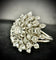 Bague 59 Bague en or blanc 18 carats sertie de diamants 1,20 ct 58 Facettes Bague 56