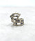 Bague 55 Bague en or blanc 18 carats avec saphirs et diamants naturels 58 Facettes 90856-AC12758