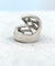 Bague 55 Bague en or blanc 18 carats avec saphirs et diamants naturels 58 Facettes 90856-AC12758