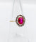 Bague 52.5 Bague pompadour ancienne en or 18k et platine, rubis synthétique et diamants 58 Facettes A06762