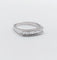 Bague 57 Demi-alliance vintage - Bague en or blanc 18k et diamants baguette 58 Facettes A06716
