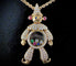 Collier Chopard Happy Clown - Collier en or jaune 18 carats avec pierres précieuses 58 Facettes Collier 67