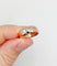 Bague 54 Bague jonc dôme antique en or rose 18k et diamant taille ancienne 58 Facettes A06673
