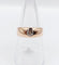 Bague 54 Bague jonc dôme antique en or rose 18k et diamant taille ancienne 58 Facettes A06673