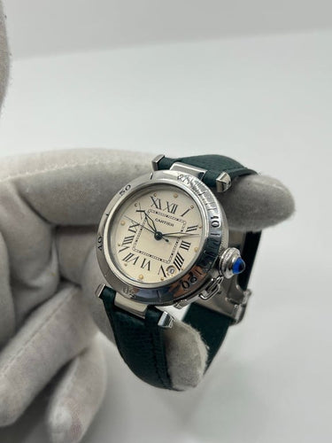 Montre Cartier Pasha - Montre automatique acier 36 mm 58 Facettes 1685