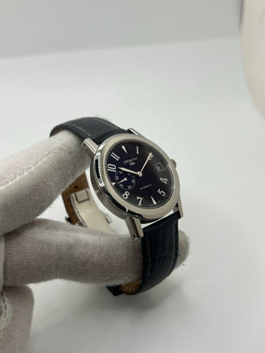 Montre Zenith Port Royal Elite - Montre automatique en acier, cadran noir 58 Facettes 1606