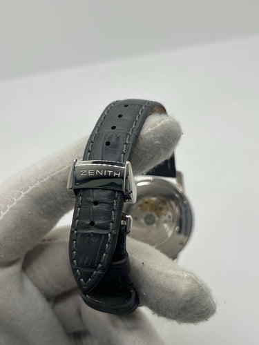 Montre Zenith Port Royal Elite - Montre automatique en acier, cadran noir 58 Facettes 1606