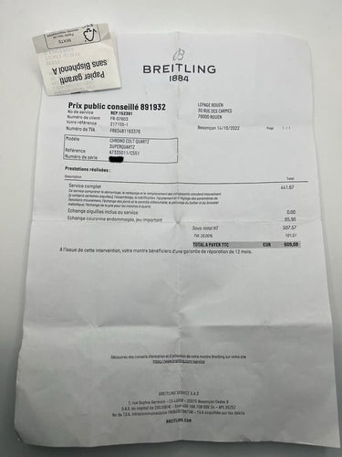 Montre Breitling Colt - Montre chronographe en acier quartz 58 Facettes 1636