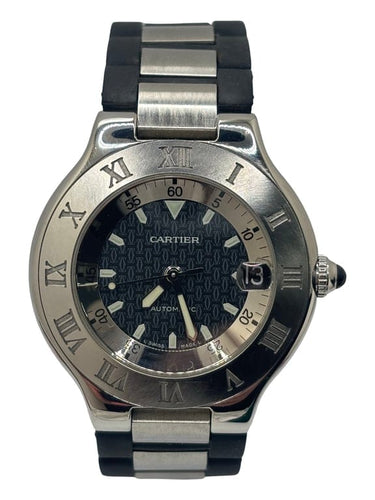 Montre Cartier Must de Cartier 21 Autoscaph - Montre automatique acier 37 mm 58 Facettes 1699