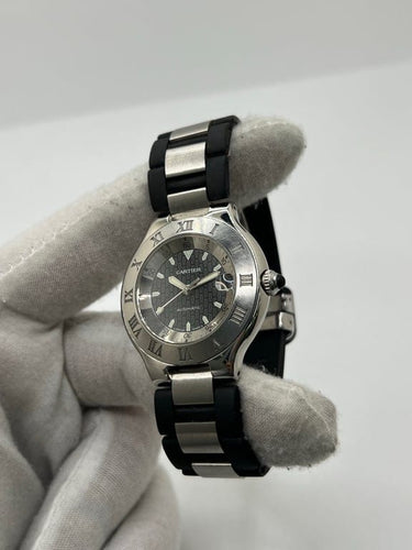 Montre Cartier Must de Cartier 21 Autoscaph - Montre automatique acier 37 mm 58 Facettes 1699