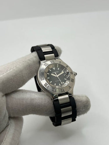 Montre Cartier Must de Cartier 21 Autoscaph - Montre automatique acier 37 mm 58 Facettes 1699