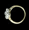 Bague 52.5 Bague marquise en or jaune et blanc 18 carats sertie de diamants 58 Facettes Bague 03