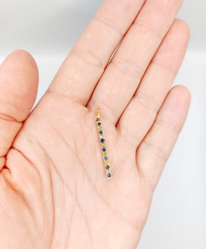 Pendentif Pendentif ancien en or rose 18k, diamants taille rose et saphirs 58 Facettes A06683