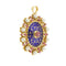 Pendentif Spilla pendentif ovale en or jaune 18 kt avec perles et rubis 58 Facettes 38907