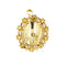 Pendentif Spilla pendentif ovale en or jaune 18 kt avec perles et rubis 58 Facettes 38907