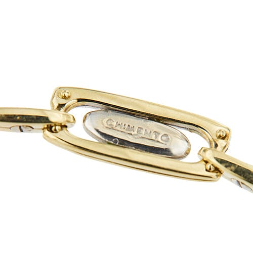 Collier Chimento - Collier à maillons forçat segmentés en or jaune 18 ct 58 Facettes 38777