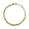 Bracelet Bracelet Figaro (maille 3+1) en or jaune 18 ct 58 Facettes 38801