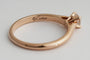 Bague 52 Cartier 1895 - Bague solitaire en or rose 18K et diamant 0,27 ct 58 Facettes Cartier 1895 Pink
