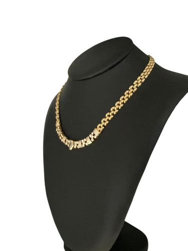 Collier Collier en or jaune 18 carats avec 5,00 carats de diamants 58 Facettes C1584D