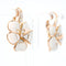 Boucles d'oreilles Boucles d'oreilles en or rose émaillé et diamants de 0,40 ct 58 Facettes 22505