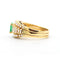 Bague Bague - Émeraude de Zambie 0,70 ct et diamants 1,50 ct en or 18 ct 58 Facettes 22517