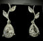 Boucles d'oreilles Boucles d’oreilles en or blanc 18 carats avec diamants 3,40 ct 58 Facettes Boucles 01